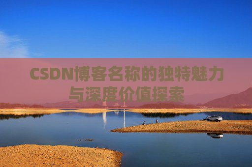 CSDN博客名称的独特魅力与深度价值探索
